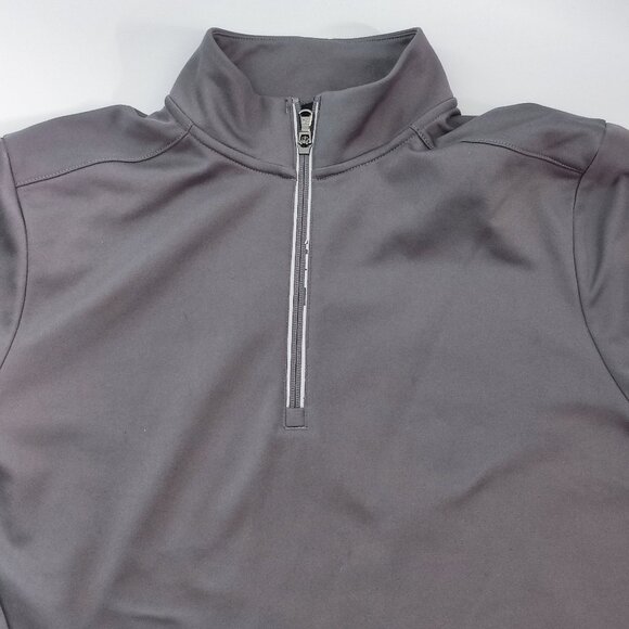 Under Armour 1/4 zip sweatshirt active wear grey men's size M loose fit - Picture 2 of 13